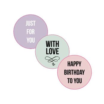 Kado Stickers | For You Pastel Assorti (12x)
