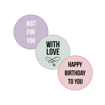 Kado Stickers | For You Pastel Assorti (12x)