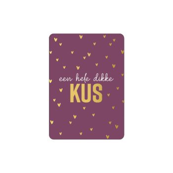 Cadeaukaartje | A7 - Een hele dikke kus