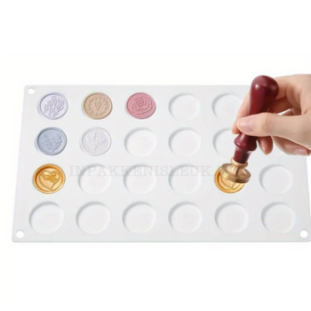 WAX SEAL | Siliconen mal rond voor 30 cirkels