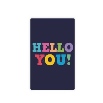 Kado Stickers | Hello You - Donkerblauw (10 stuks)