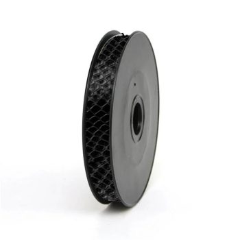 Krullint | Slangenprint Zwart - Extra Breed 19mm