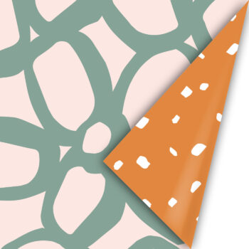 Kadopapier | Bold Flowers Retro (30cmx3m)