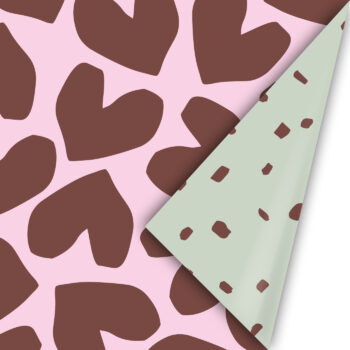 Kadopapier | XL Solo Hearts Warm (30cmx3m)