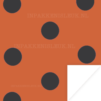 Kadopapier | Freckles - carrot (30cmX3m)