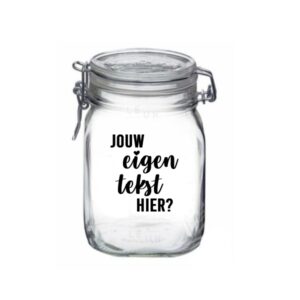 Snoeppot met (eigen) naam