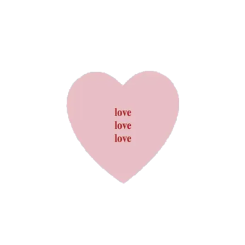 Sluit Stickers | Klein Hartje Roze Love  (50 stuks)