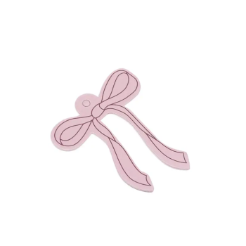 Kadolabel | Strikje Roze