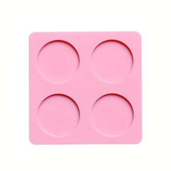 WAX SEAL | Siliconen mal roze 4 cirkels