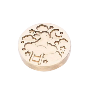 wax-seal stempe konijn maan
