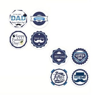 Kado Stickers | Happy Fathersday varia (16 stuks)