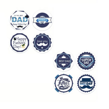 Kado Stickers | Happy Fathersday varia  (16 stuks)