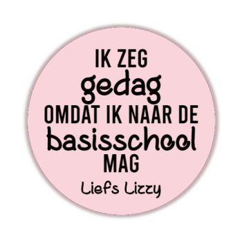 Gepersonaliseerde Stickers basisschool (10 stuks)