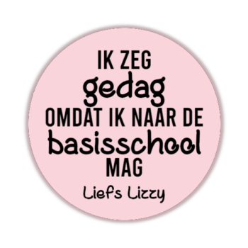 Gepersonaliseerde Stickers basisschool (10 stuks)