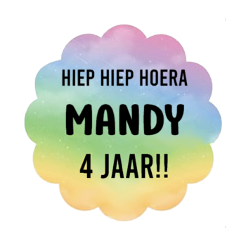 Gepersonaliseerde Stickers Hiep Hoera  (10 stuks)