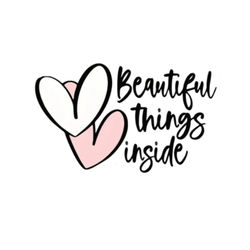 Kado Stickers | Beautifull things inside  (10 stuks)
