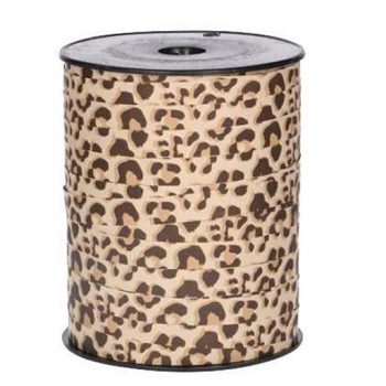 Krullint | Leopard Bruin Beige  | 10mm (5m)