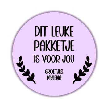 Gepersonaliseerde Stickers Leuk pakketje (10 stuks)