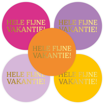 Kado Stickers | Hele fijne vakantie (10 stuks)