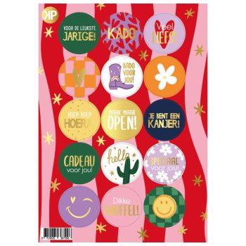 Stickervel | All Things Retro (24 stuks)