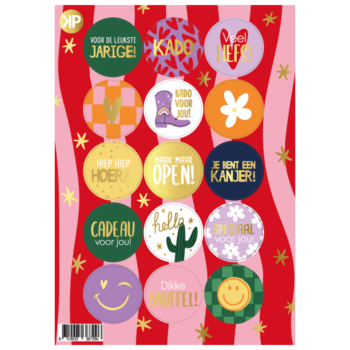 Stickervel | All Things Retro (24 stuks)