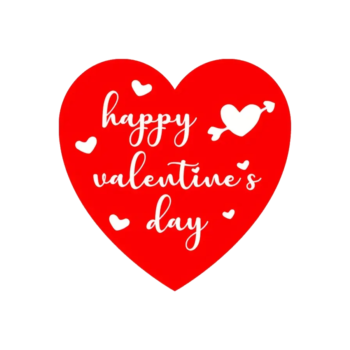 Kado Stickers | Happy valentines day (10 stuks)