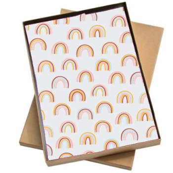 Vloeipapier | Regenboog - 5 losse Vellen 50x35cm