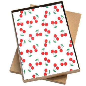 Vloeipapier | Kersjes - 5 losse Vellen 50x35cm