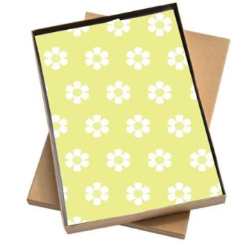 Vloeipapier | Lime bloem - 5 losse Vellen 50x35cm