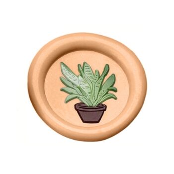 WAX SEAL | Lakzegel Plant in pot