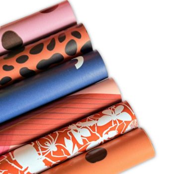 6 Retro rollen Cadeaupapier - voordeel