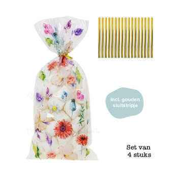 Traktatiezakje | Wildflower Zakjes (4 stuks)
