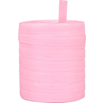 Krullint |  Poeder Roze Stoflook  Breed - 10mm