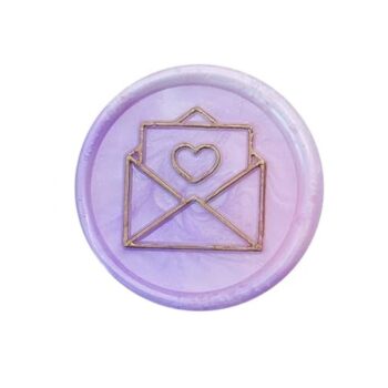 WAX SEAL | Lakzegel stempel Hart enveloppe