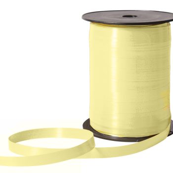 Krullint | Zacht Citroen Geel Breed - 10mm