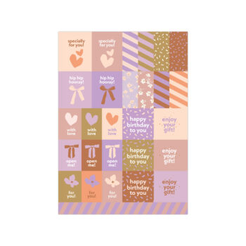 Stickervel | xA5 - Warm (28 stuks)