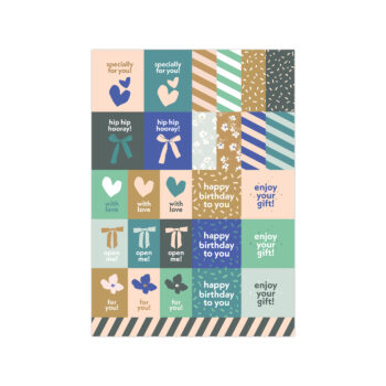 Stickervel | Party A5 - Cool (28 stuks)