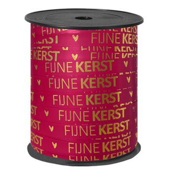 Krullint | Fijne Kerst Roze goud | 10mm (5m)