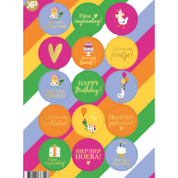 Stickervel | Feest met Goose (15 stuks)