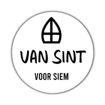 Gepersonaliseerde Stickers Van Sint (10 stuks)