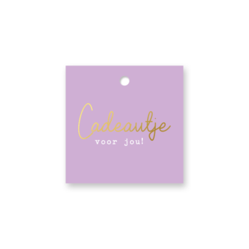 Kadolabel | Cadeautje voor jou Lila (set van 5)