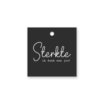 Kadolabel | Sterkte, ik denk aan je (set van 5)