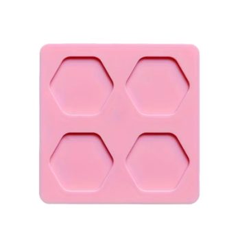 WAX SEAL | Siliconen mal Roze 4 zeshoek