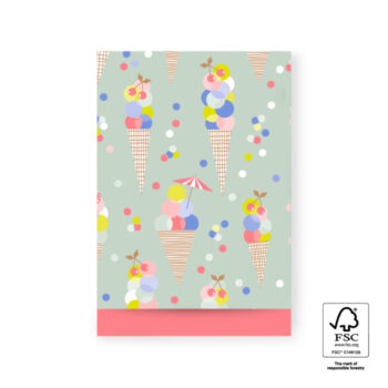 Kadozakje | Ice Confetti – Bright Salmon (L)