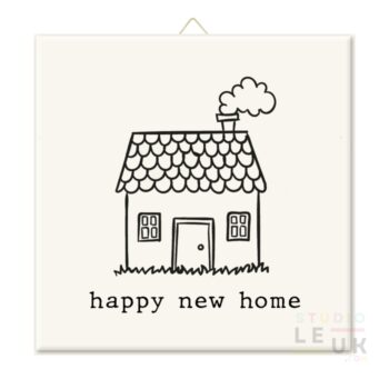 Tegeltje - Happy New Home