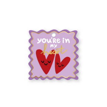 Kadolabel | You're in my Heart Stamp (set van 5)