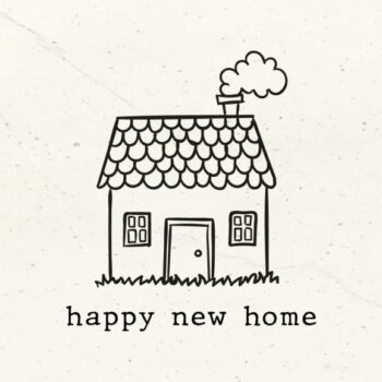 Ansichtkaartje | Happy New Home