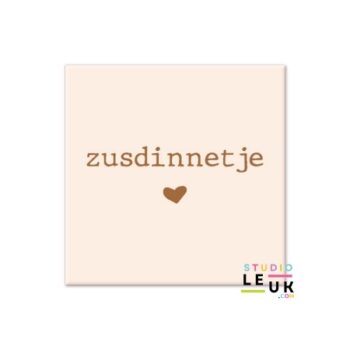 Magneetje - Zusdinnetje