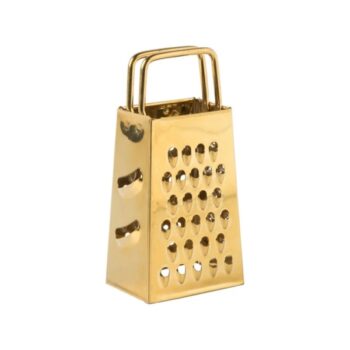 Mini Rasp voor Amberblokje - Goud