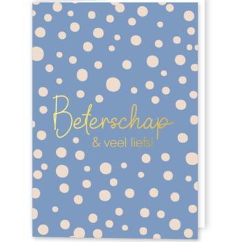 A6 Kaartje | Van Harte - dubbel incl enveloppe